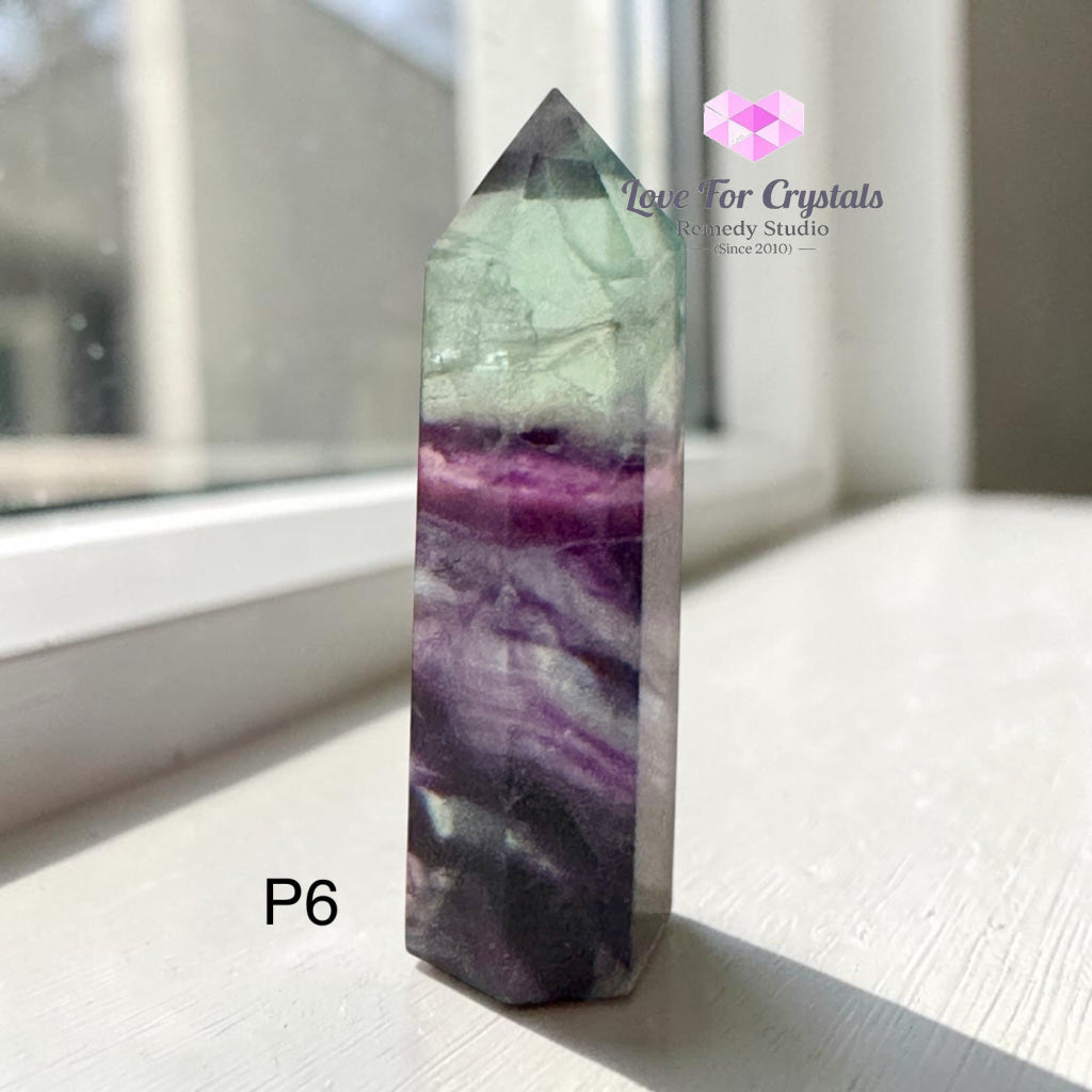 Fluorite Tower Point (Mexico) 75-90mm - Photo 6 - Fluorite