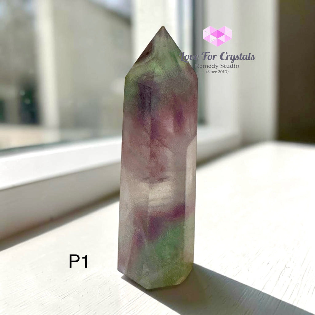 Fluorite Tower Point (Mexico) 75-90mm - Photo 1 - Fluorite