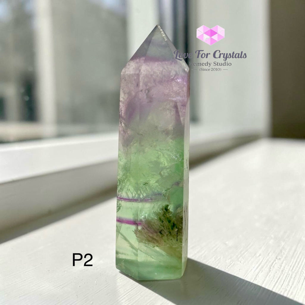 Fluorite Tower Point (Mexico) 75-90mm - Photo 2 - Fluorite