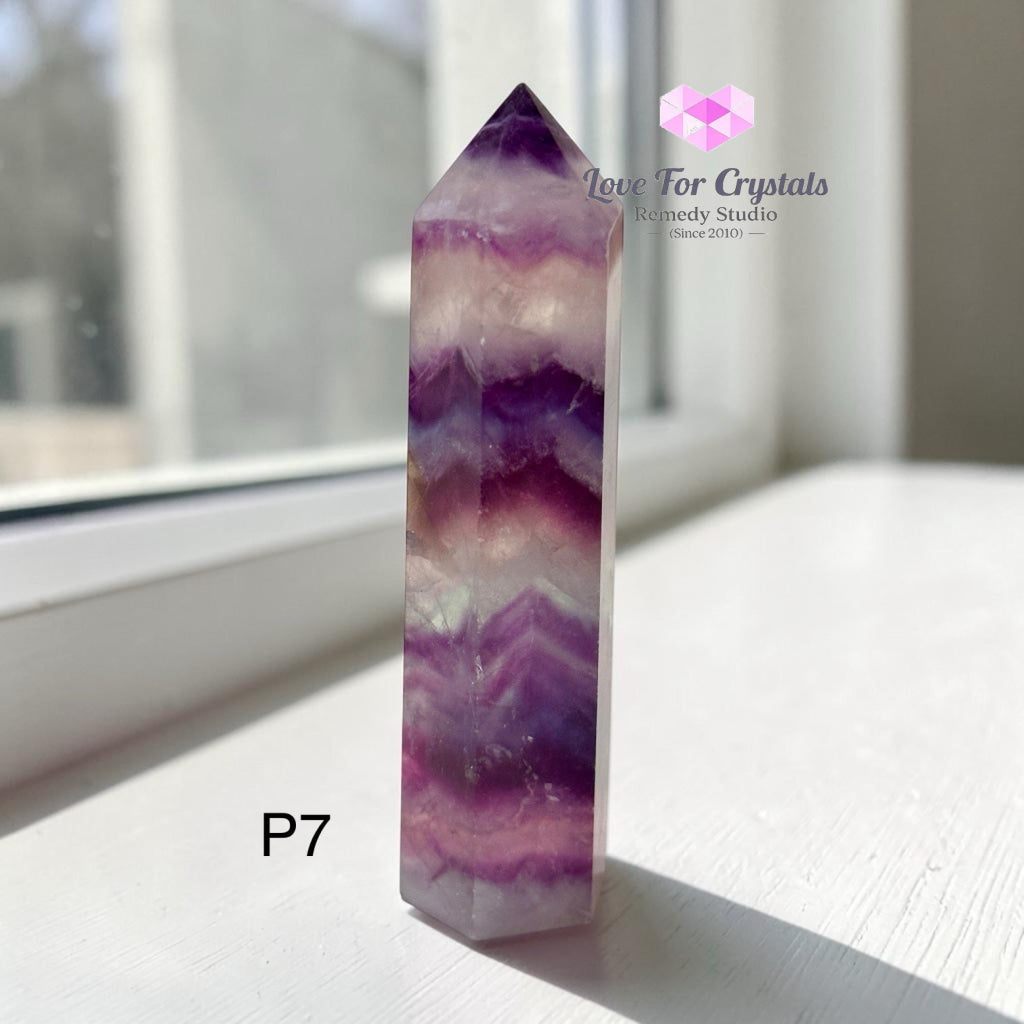 Fluorite Tower Point (Mexico) 75-90mm - Photo 7 - Fluorite