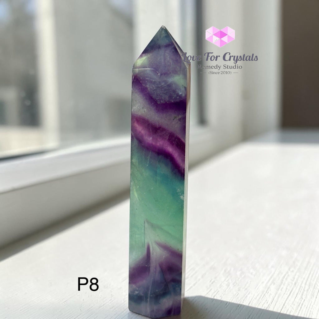 Fluorite Tower Point (Mexico) 75-90mm - Photo 8 - Fluorite