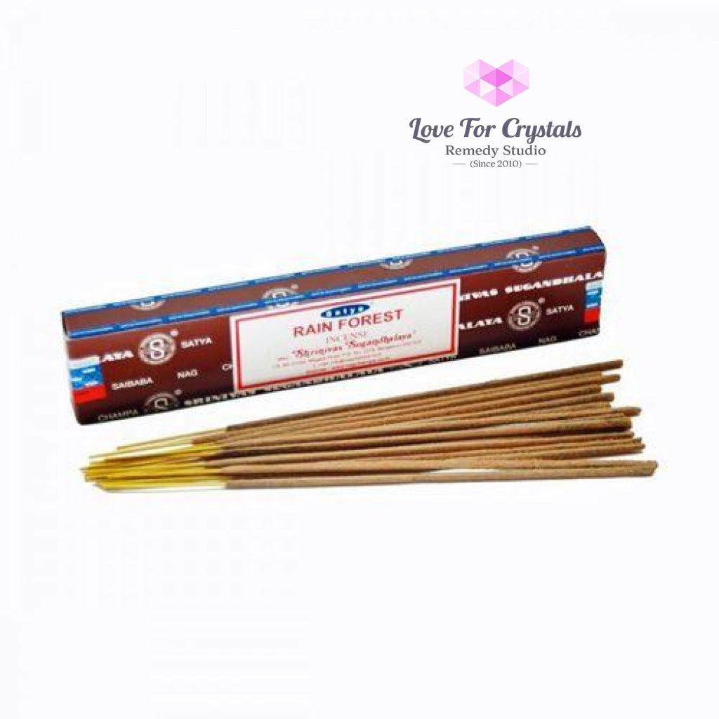 Rainforest Incense Stick Satya (Box Of 12 Sticks)