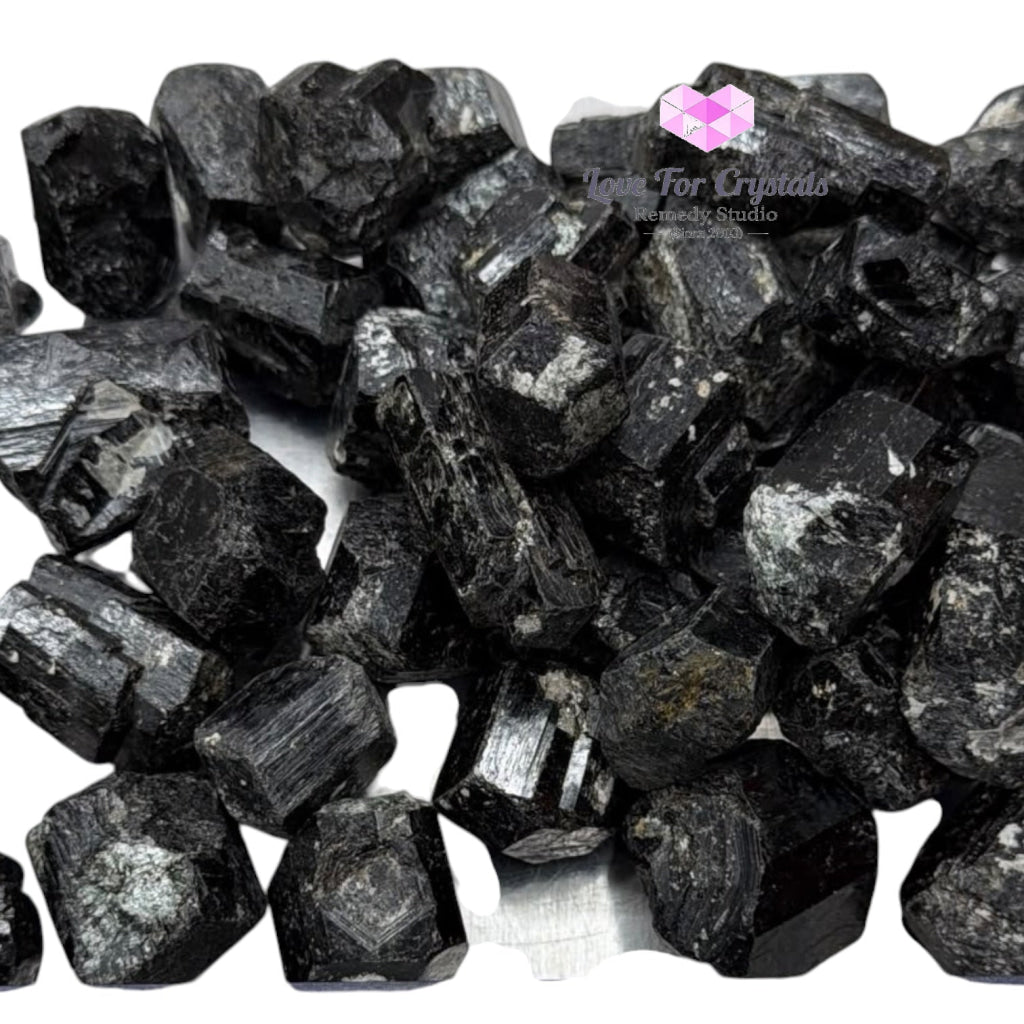 Raw Black Tourmaline (Protection • Grounding • Energy Shield) - Black tourmaline