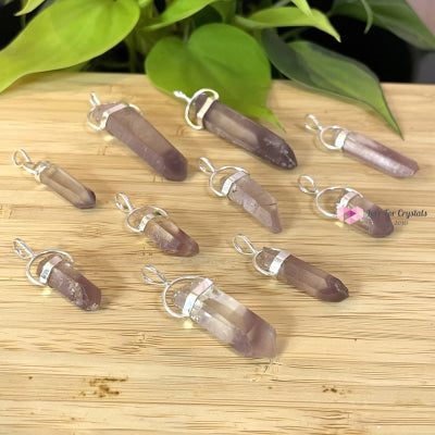 Raw Lithium Pendant (Brazil) Silver Plated Pendants & Necklaces