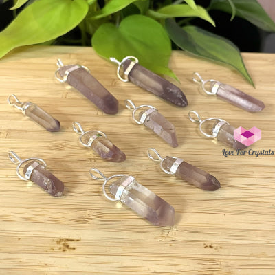 Raw Lithium Pendant (Brazil) Silver Plated Pendants & Necklaces