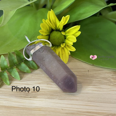 Raw Lithium Pendant (Brazil) Silver Plated Pendants & Necklaces