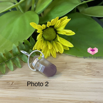 Raw Lithium Pendant (Brazil) Silver Plated Pendants & Necklaces