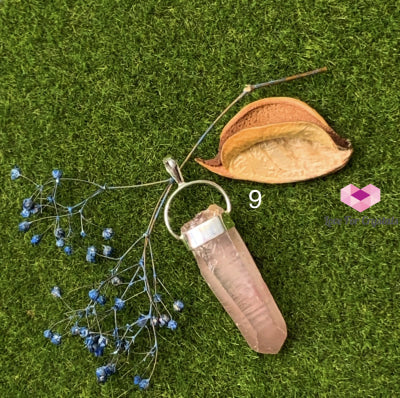 Raw Lithium Pendant (Brazil) Silver Plated Pendants & Necklaces