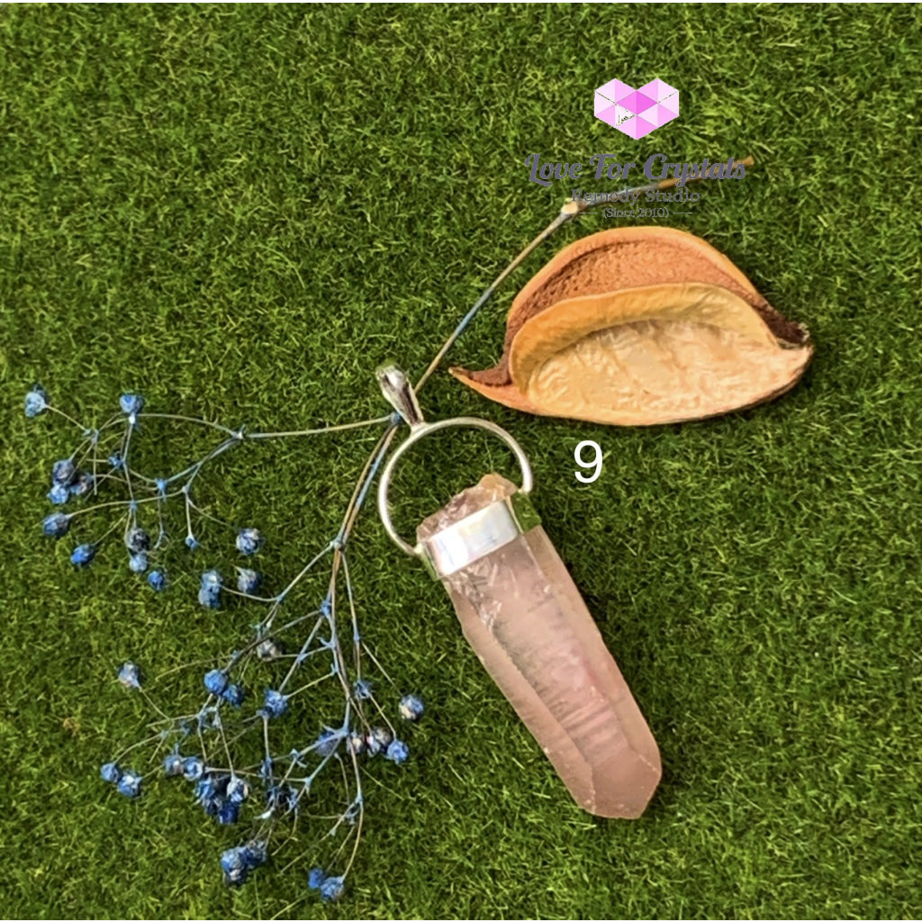 Raw Lithium Pendant (Brazil) Silver Plated Pendants & Necklaces