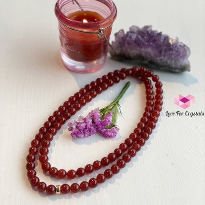 Red Agate 15 Necklace With 14K Gold Filled Bead Pendants & Necklaces