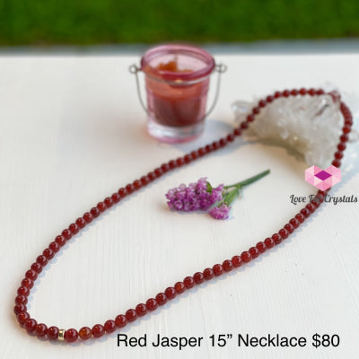 Red Agate 15 Necklace With 14K Gold Filled Bead Pendants & Necklaces