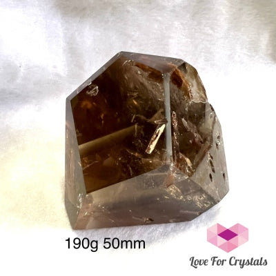 Red Epidote In Smoky Quartz Polished (Brazil) Aaaa Stones
