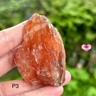 Red Fire Quartz Raw 55-70Mm (Brazil) Photo 3 Crystal