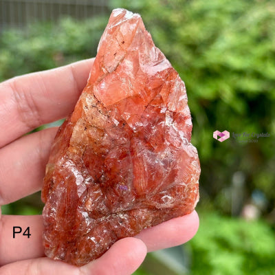 Red Fire Quartz Raw 55-70Mm (Brazil) Photo 4 Crystal