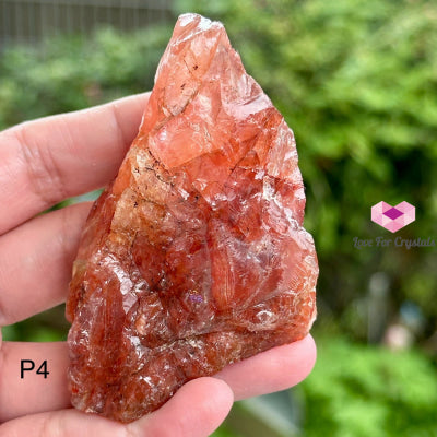 Red Fire Quartz Raw 55-70Mm (Brazil) Photo 4 Crystal