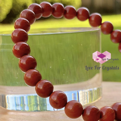 Red Jasper 6Mm Bracelet Bracelets