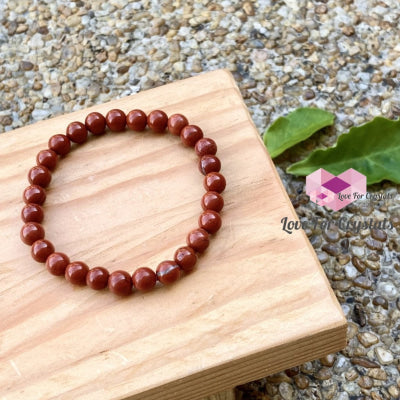 Red Jasper 6Mm Bracelet Bracelets