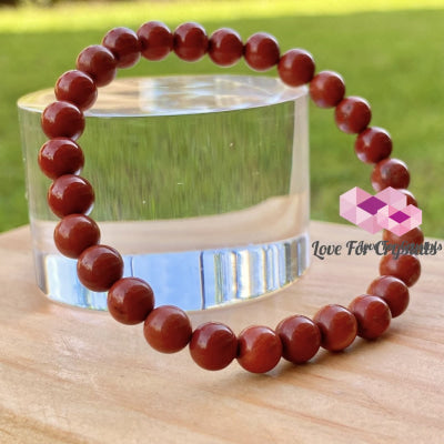 Red Jasper 6Mm Bracelet Bracelets