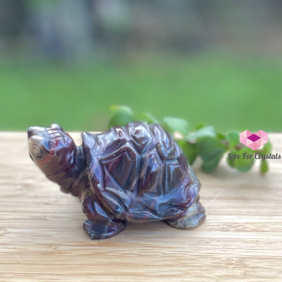 Red Jasper Carved Turtles (65Mm) Pair Crystals