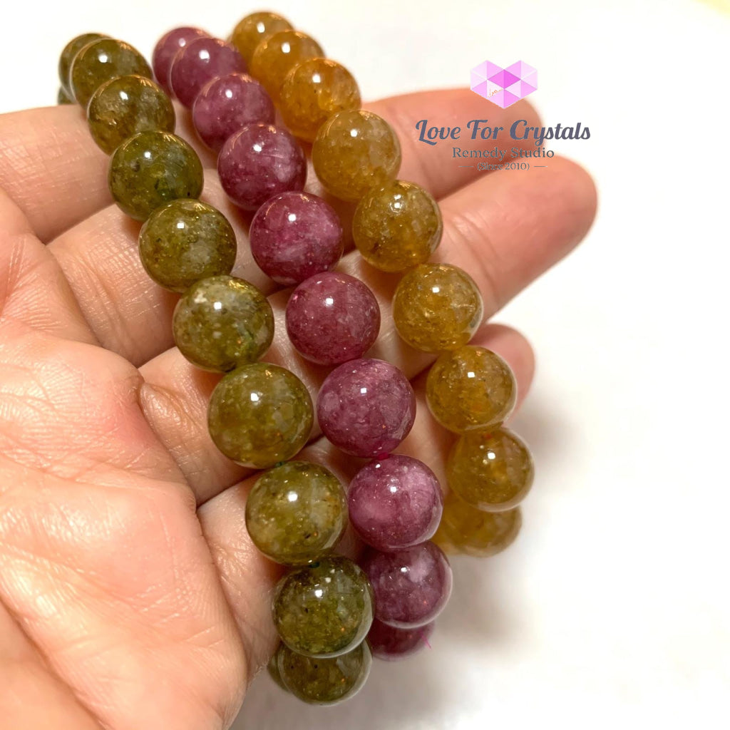 Red Tourmaline (Rubellite) Brazil Aaa Grade Bracelets & Bangles