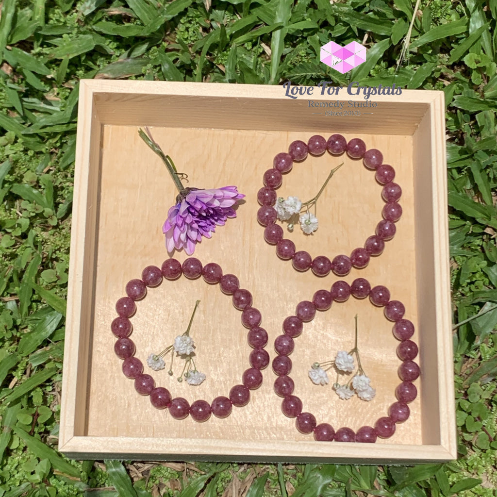 Red Tourmaline (Rubellite) Brazil Aaa Grade Bracelets & Bangles