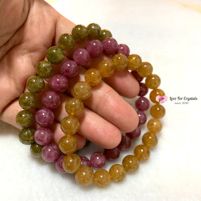 Red Tourmaline (Rubellite) Brazil Aaa Grade Bracelets & Bangles