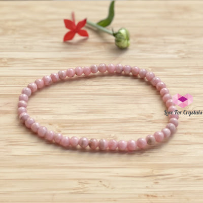Rhodochrosite Bracelet 4Mm Bracelets & Bangles