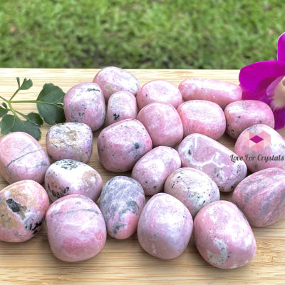 Rhodochrosite Tumbled (Argentina) Stones