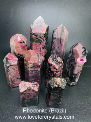 Rhodonite Crystal Point (Brazil)