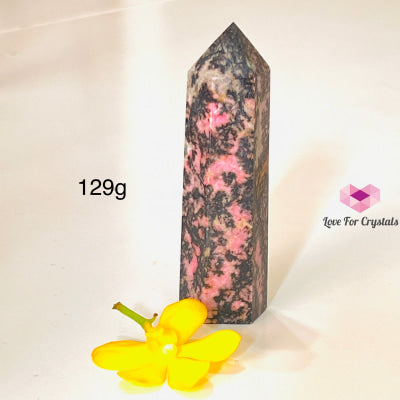Rhodonite Points (Argentina) 129G 100Mm Crystal Point