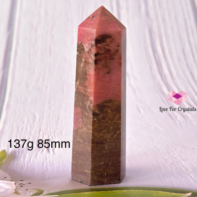 Rhodonite Tower Points (Argentina) 137G 85Mm Crystal Point