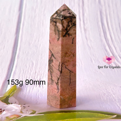 Rhodonite Tower Points (Argentina) 153G 90Mm Crystal Point