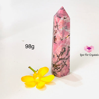 Rhodonite Points (Argentina) 98G 90Mm Crystal Point