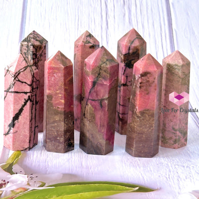 Rhodonite Tower Points (Argentina) Crystal Point