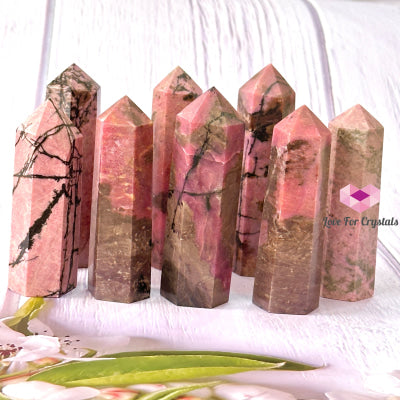 Rhodonite Tower Points (Argentina) Crystal Point
