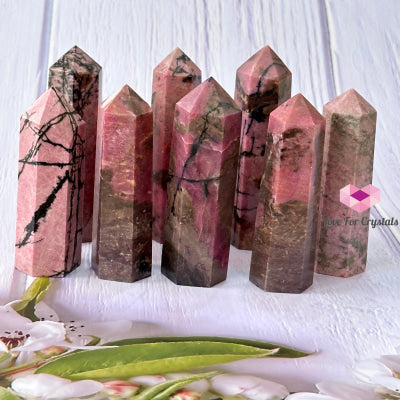 Rhodonite Tower Points (Argentina) Crystal Point