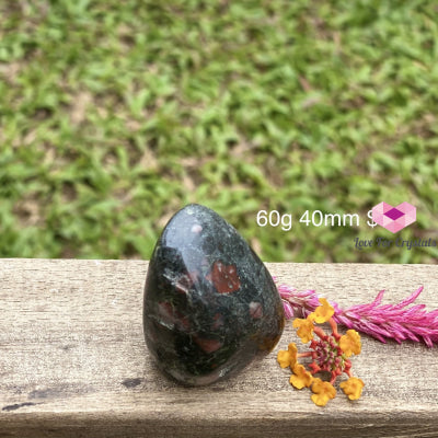 Rhodonite Tumbled (Large) Brazil 60G 40Mm