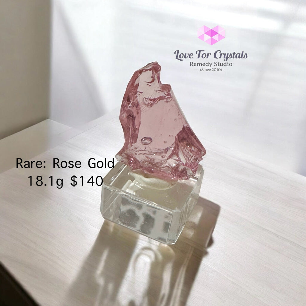 Rose Gold Andara Crystal (High Vortex Mount Shasta) Extremely Rare! 18.1g Andara crystals