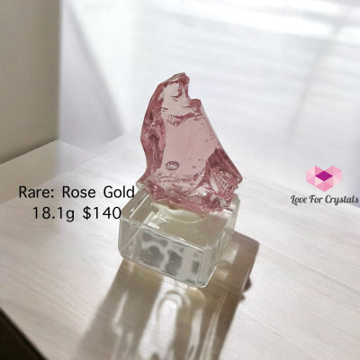 Rose Gold Andara Crystal (High Vortex Mount Shasta) Extremely Rare! 18.1g Andara crystals