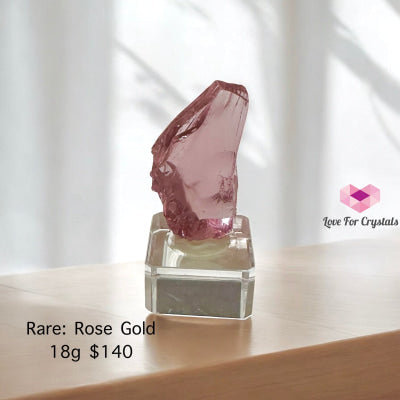 Rose Gold Andara Crystal (High Vortex Mount Shasta) Extremely Rare! 18g Andara crystals