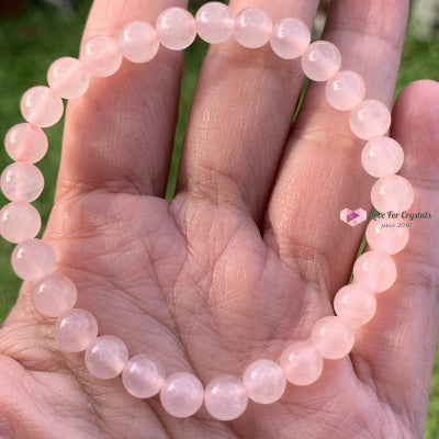 Rose Quartz 6Mm Bracelet (Gemstone Energy) Bracelets & Bangles