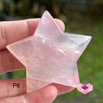 Rose Quartz Carved Star 40Mm Photo 6 Crystal
