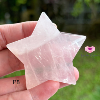 Rose Quartz Carved Star 40Mm Photo 8 Crystal