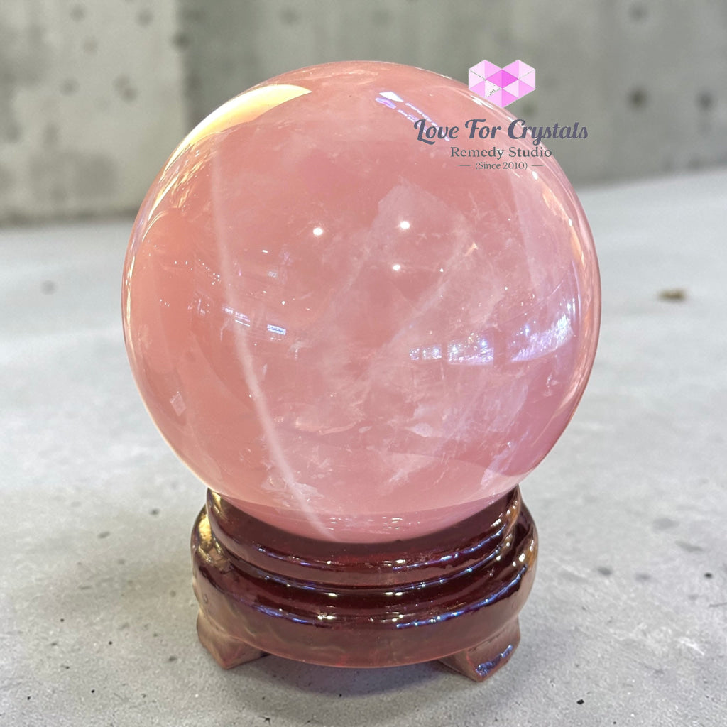 Rose Quartz Large Sphere * Rose quartz