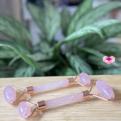Rose Quartz Massage Roller (Aaa) Quartz