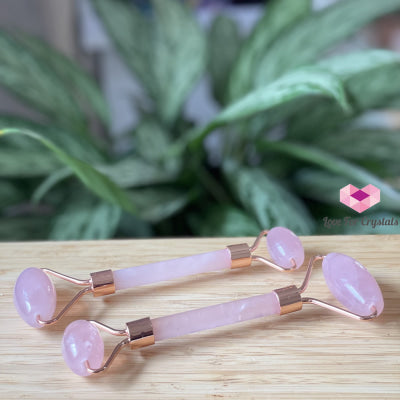 Rose Quartz Massage Roller (Aaa) Quartz