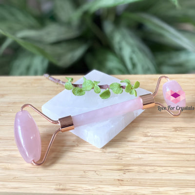 Rose Quartz Massage Roller (Aaa) Quartz