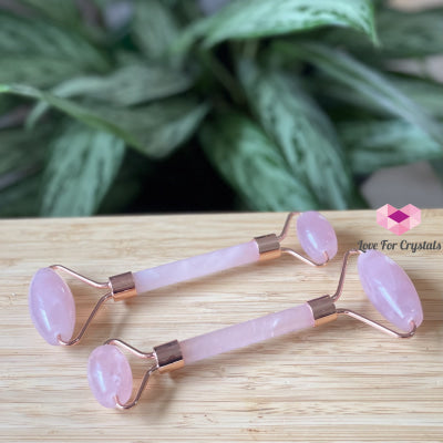 Rose Quartz Massage Roller (Aaa) Quartz