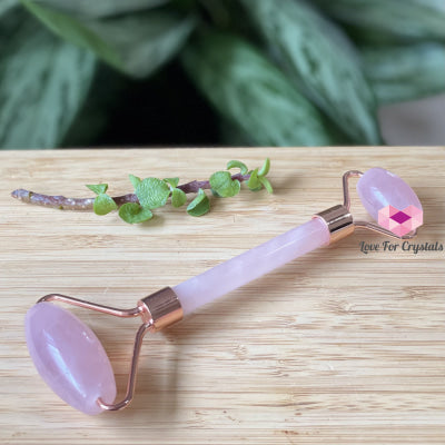 Rose Quartz Massage Roller (Aaa) Quartz