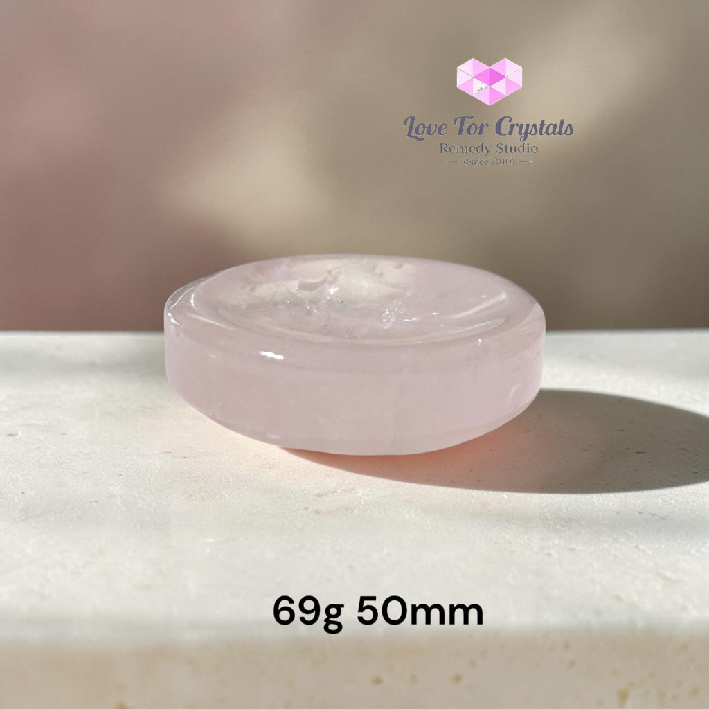 Rose Quartz Mini Bowl (Love & Harmony) 50mm - Rose quartz